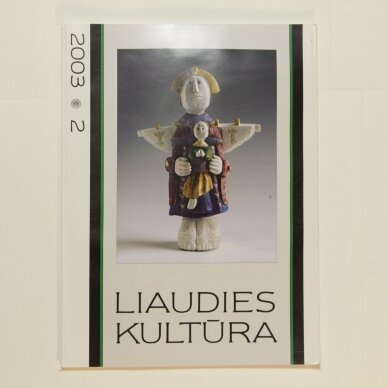 Liaudies kultūra, 2003m., Nr. 2 Liaudies kultūra, 2003m., Nr. 2