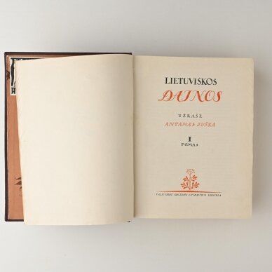 Lietuviškos dainos, T. I–III 1
