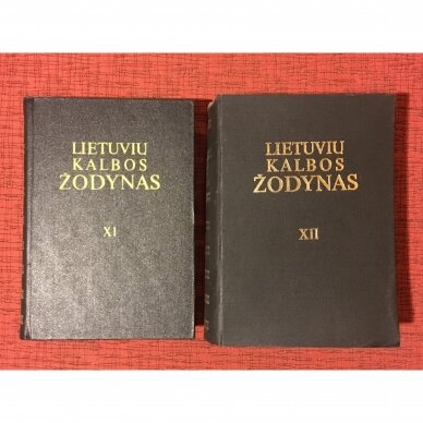 Lietuvių kalbos žodynas, T. I–XX 11
