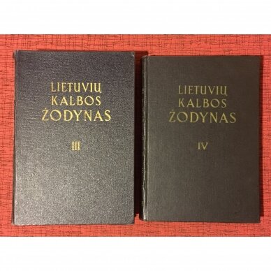Lietuvių kalbos žodynas, T. I–XX 7