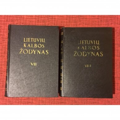 Lietuvių kalbos žodynas, T. I–XX 9