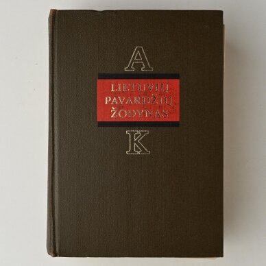 Lietuvių pavardžių žodynas, T. I–II Lietuvių pavardžių žodynas, T. I–II