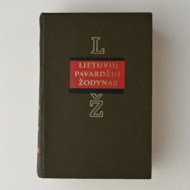 Lietuvių pavardžių žodynas, T. I–II 2
