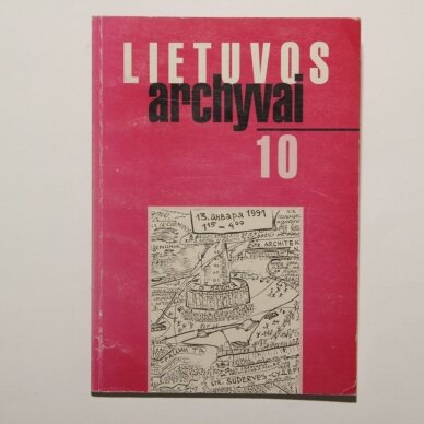Lietuvos archyvai Kn. 10 Lietuvos archyvai Kn. 10