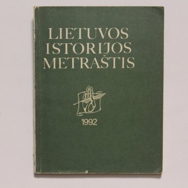 Lietuvos istorijos metraštis, 1992 Lietuvos istorijos metraštis, 1992