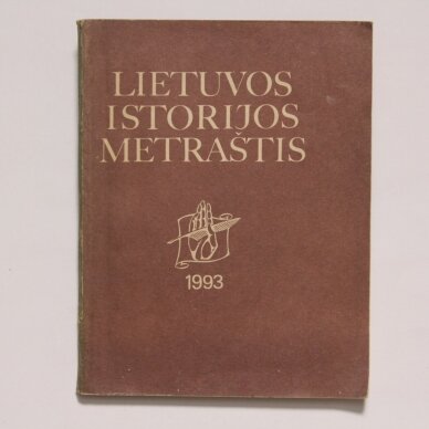 Lietuvos istorijos metraštis, 1993 Lietuvos istorijos metraštis, 1993