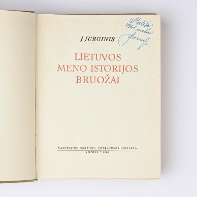 Lietuvos meno istorijos bruožai 2 Lietuvos meno istorijos bruožai 2