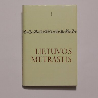 Lietuvos metraštis Lietuvos metraštis