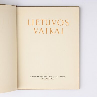 Lietuvos vaikai : albumas 1 Lietuvos vaikai : albumas 1