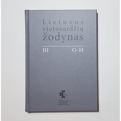 Lietuvos vietovardžių žodynas T. I-IV 2