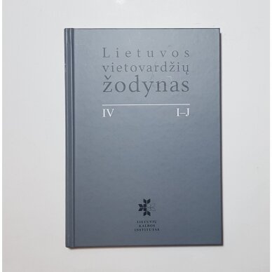 Lietuvos vietovardžių žodynas T. I-IV 3 Lietuvos vietovardžių žodynas T. I-IV 3