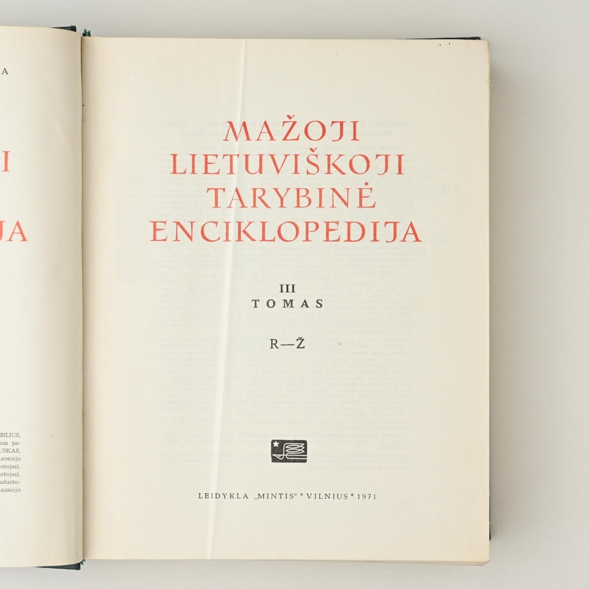 Mažoji lietuviškoji tarybinė enciklopedija T. 1-3 3 Mažoji lietuviškoji tarybinė enciklopedija T. 1-3 3