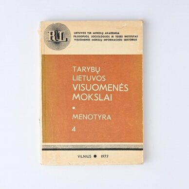 Menotyra 4 : Tarybų Lietuvos visuomenės mokslai