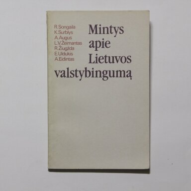 Mintys apie Lietuvos valstybingumą