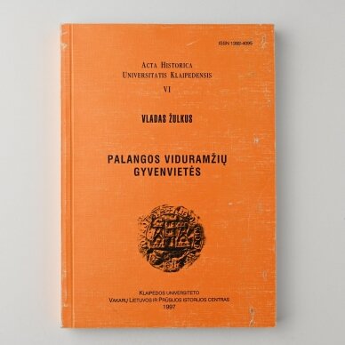 Palangos viduramžių gyvenvietės Palangos viduramžių gyvenvietės