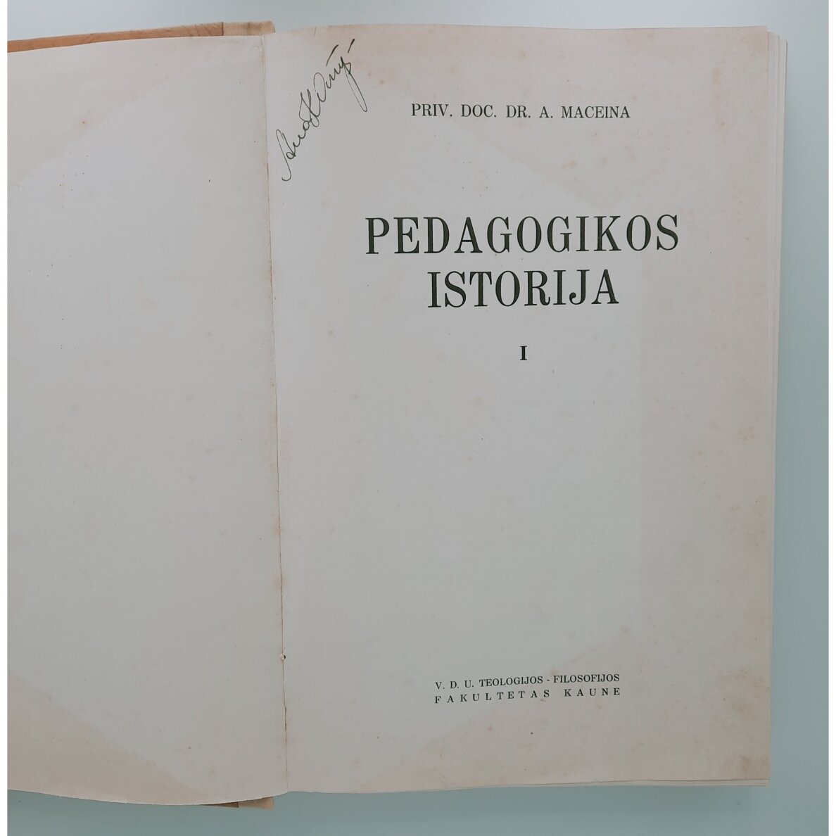 Pedagogikos istorija T. I 1 Pedagogikos istorija T. I 1