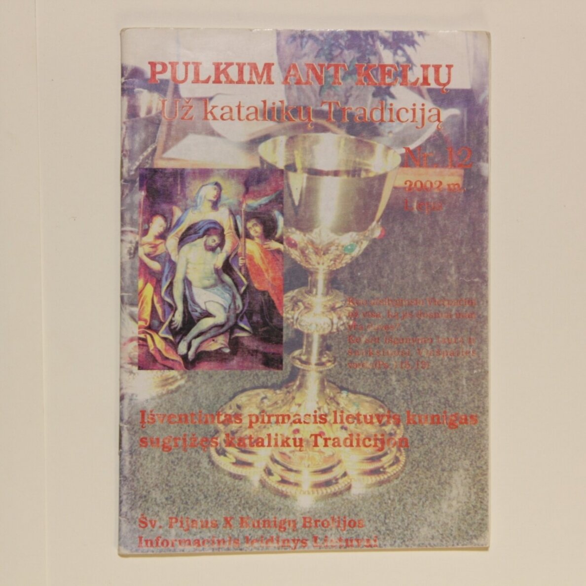 Pulkim ant kelių 2002, Nr. 12 Pulkim ant kelių 2002, Nr. 12