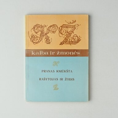 Rašytojas ir žodis Rašytojas ir žodis