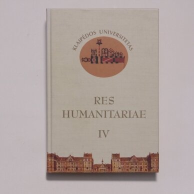 Res humanitariae IV Res humanitariae IV