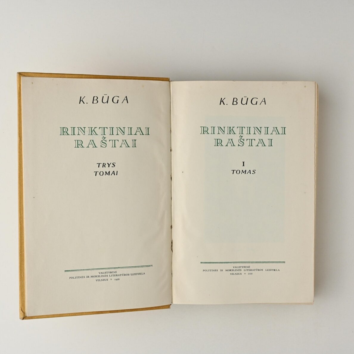 Rinktiniai raštai, T. I–IV 1