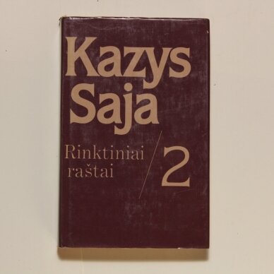 Rinktiniai raštai 1 Rinktiniai raštai 1