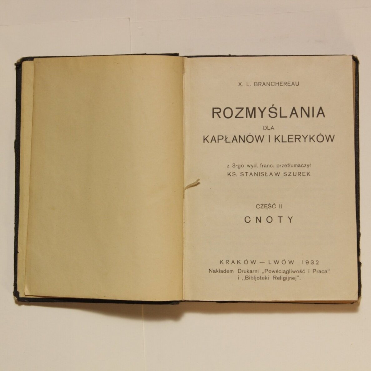 Rozmyślania dla kapłanow i klerykow, Część II 1 Rozmyślania dla kapłanow i klerykow, Część II 1