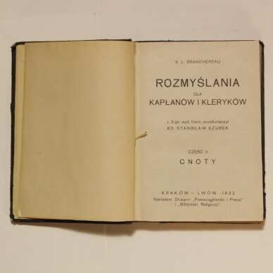 Rozmyślania dla kapłanow i klerykow, Część II 1 Rozmyślania dla kapłanow i klerykow, Część II 1