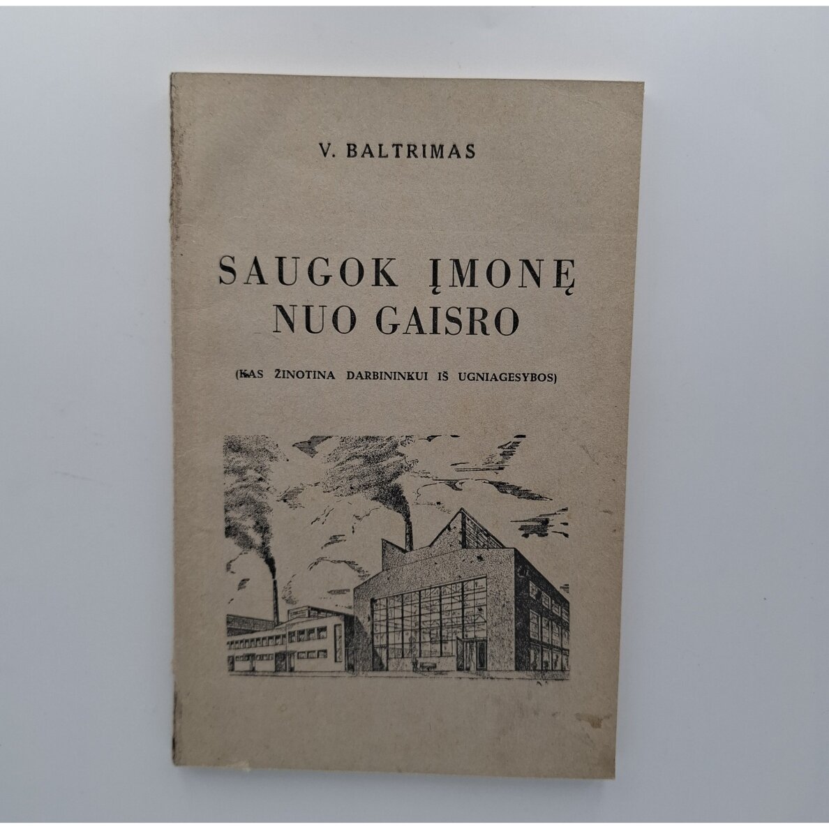 Saugok įmonę nuo gaisro