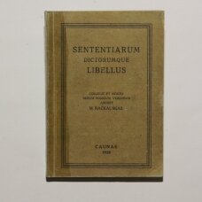 Sententiarum Dictorumque Libellus