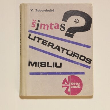 Šimtas literatūros mįslių Šimtas literatūros mįslių