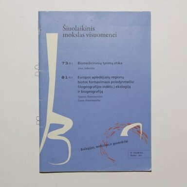 Šiuolaikinis mokslas visuomenei T. II
