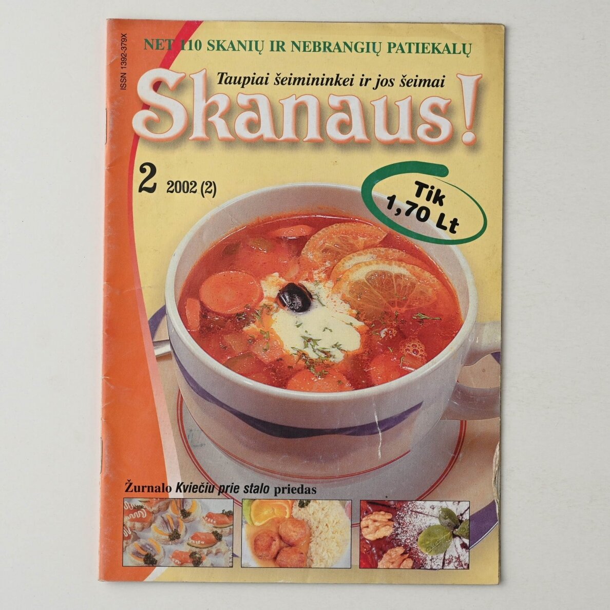 Skanaus ! : žurnalo "Kviečiu prie stalo" priedas 2002, Nr. 2 Skanaus ! : žurnalo "Kviečiu prie stalo" priedas 2002, Nr. 2