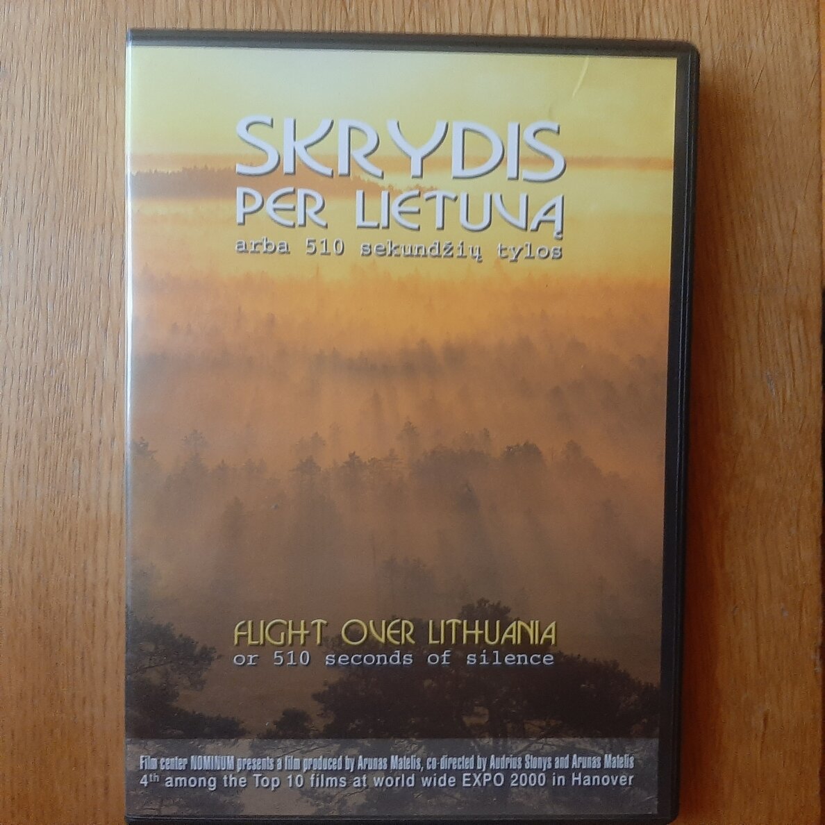 Skrydis per Lietuvą arba 510 sekundžių tylos DVD Skrydis per Lietuvą arba 510 sekundžių tylos DVD