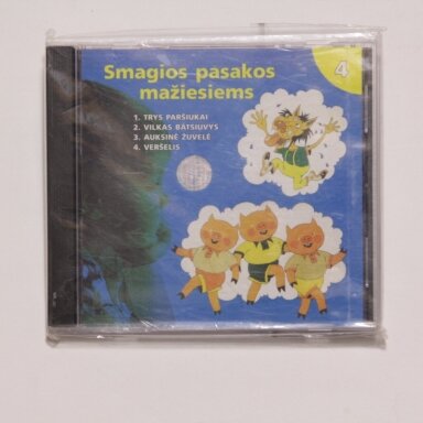 Smagios pasakos mažiesiems 4 d. CD