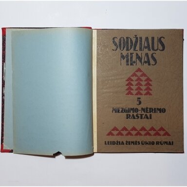 Sodžiaus menas 5. Mezgimo - nėrimo raštai