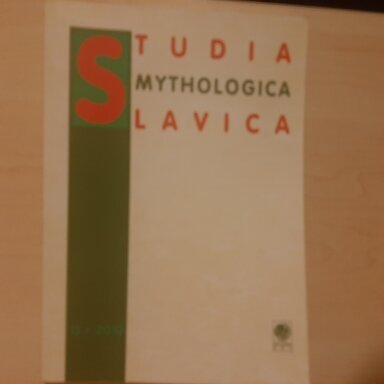 Studia mythologica slavica 2010, Nr. 13