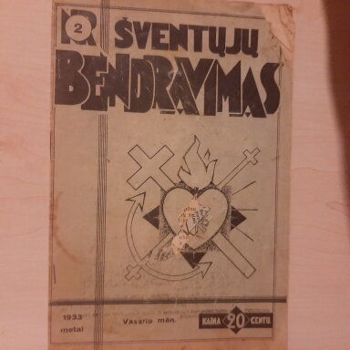 Šventųjų bendravimas 1933, Nr. 2