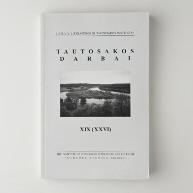 Tautosakos darbai XIX (XXVI)