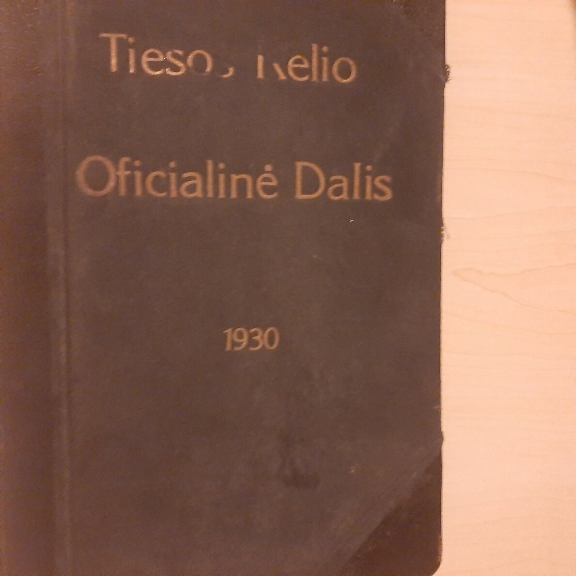 Tiesos kelias, 1930, Nr. 1-12. Oficialinė dalis Tiesos kelias, 1930, Nr. 1-12. Oficialinė dalis