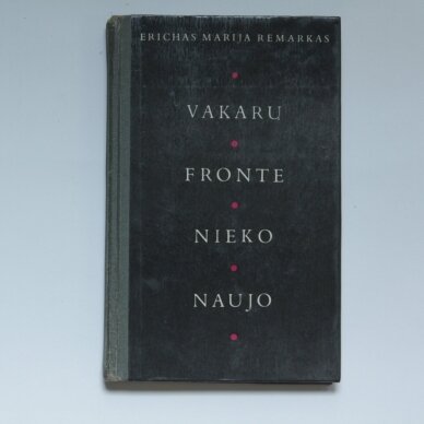 Vakarų fronte nieko naujo Vakarų fronte nieko naujo