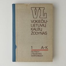 Vokiečių-lietuvių kalbų žodynas = Deutsch-Litauisches Worterbuch, T. 1 ir T. 2