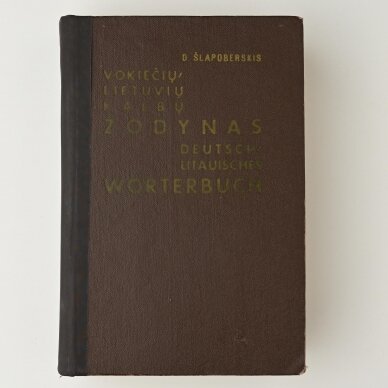 Vokiečių-lietuvių kalbų žodynas Vokiečių-lietuvių kalbų žodynas