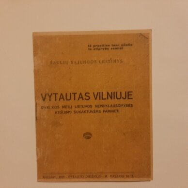 Vytautas Vilniuje