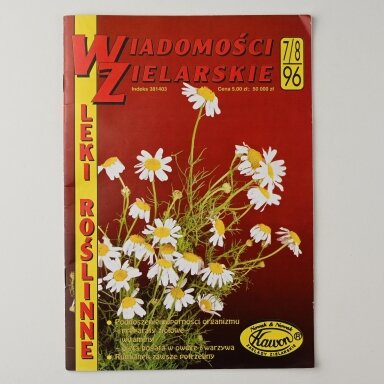 Wiadomości zielarskie, 1996, Nr. 7/8
